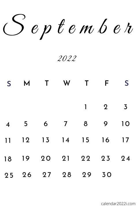 An Image Of A Calendar With The Word September 2012 Written In Black On