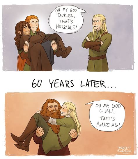 Tauriel And Kili And Legolas And Gimli The Hobbit And Lotr The Hobbit