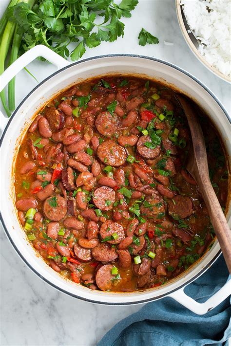 Some bean salads use all canned beans, but i prefer mixing in some fresh green beans and bright the dressing for this salad is a mixture of pantry staples: Red Beans and Rice - perfectly hearty Louisiana style ...