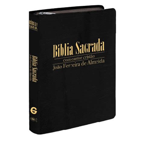 Bíblia Sagrada Com Cantor Cristão Média Zíper Livraria 100 Cristão