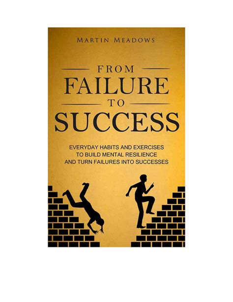 Solution From Failure To Success Everyday Habits And Exercises To