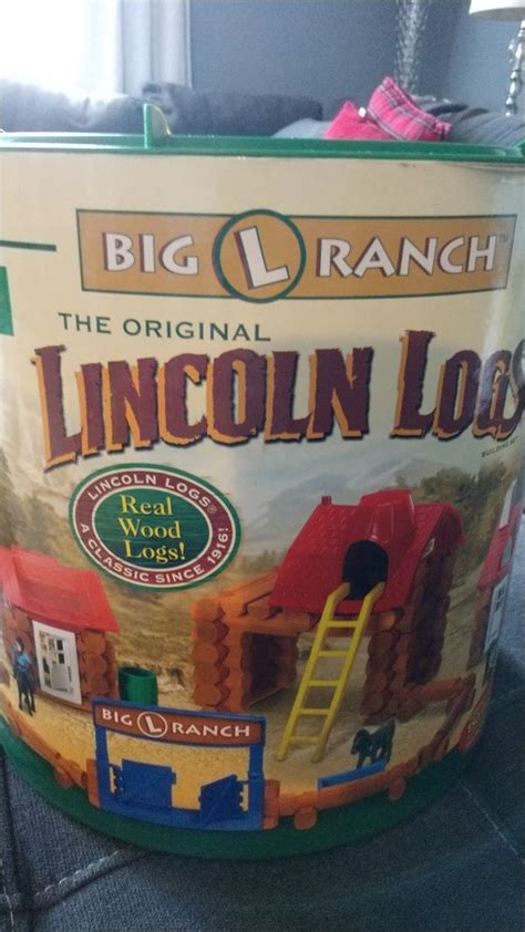 150 Pcs Big L Ranch The Original Lincoln Logs Toys R Us Exclusive