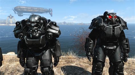 Simple Black Power Armor Retexture Updated At Fallout Nexus Mods Hot