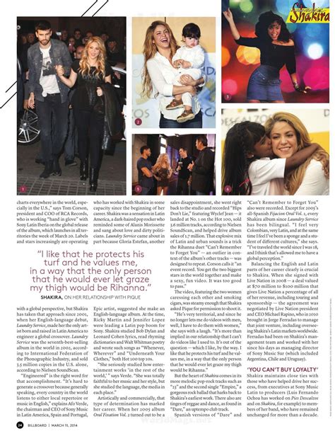 Shakira In Billboard Magazine March 2014 Issue Hawtcelebs