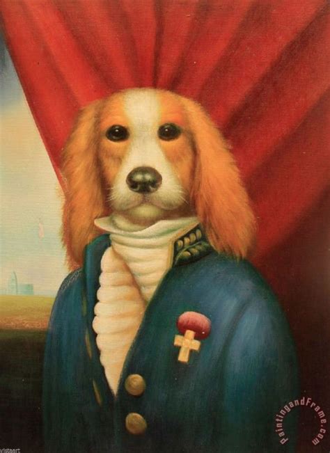 Collection Portrait Of Dog In Suit Painting Portrait Of Dog In Suit