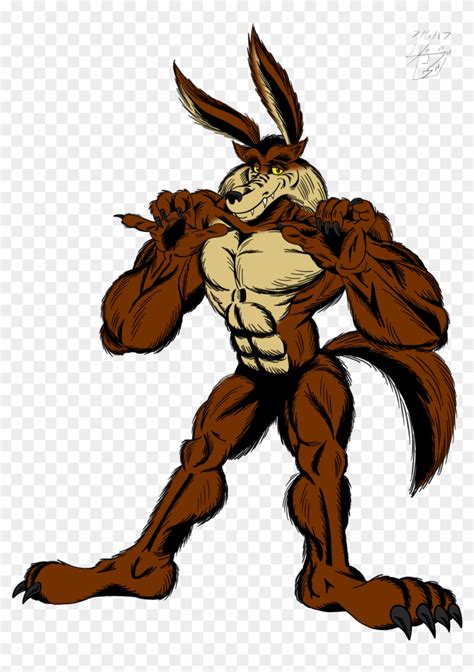 Dc Wile E Wile E Coyote Muscle Hd Png Download 1222x1651 57120