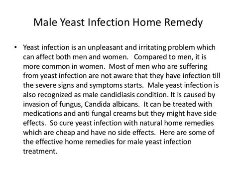 Male Yeast Infection Home Remedy Male Yeast Infection Home Remedy 3 S