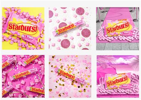 All Pink Starburst Starburst Free Transparent Png Download Pngkey