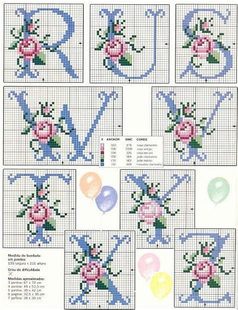 Het wordt als pdf aangeleverd via email. Alfabet kruissteek patroon | Cross stitch | Pinterest