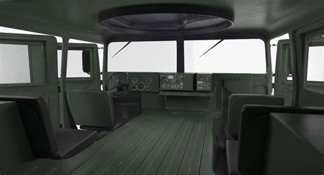 A quick interior tour of this customer's finished product. 3D HMMWV TOW Missile Carrier M966 Camo Simple Interior ...