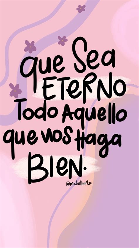 The Words Are Written In Spanish On A Pink And Purple Background With