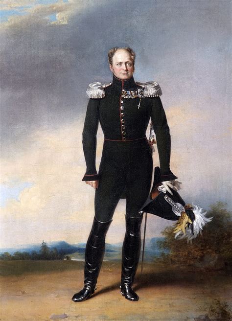 portrait du tsar alexandre ier de russie 1825