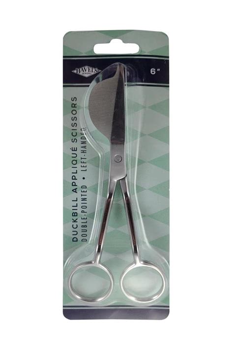 Havels Left Handed 6 Double Pointed Duckbill Applique Scissors