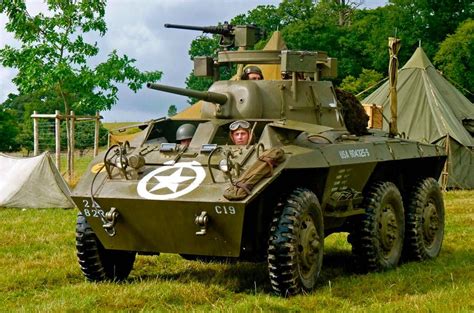 The M8 Greyhound Armoured Car Was Also Built By Ford For Use During