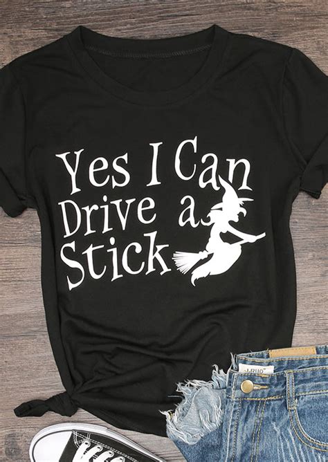 Maybe you would like to learn more about one of these? Yes I Can Drive A Stick T-Shirt - Fairyseason