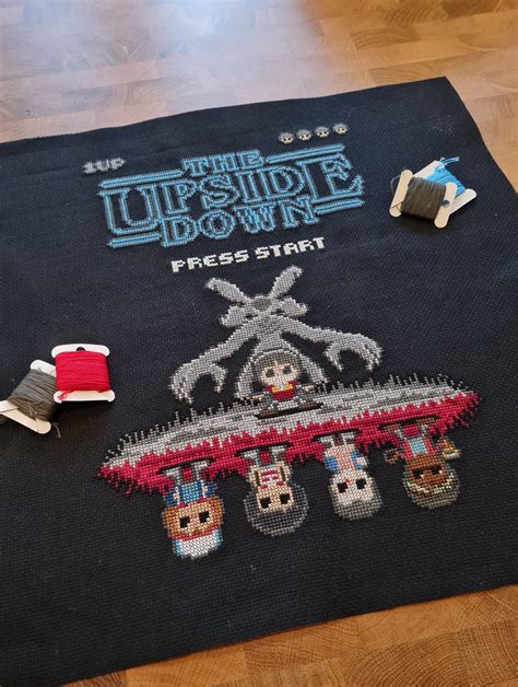 Stranger Things The Upside Down In 2022 Cross Stitch Christmas