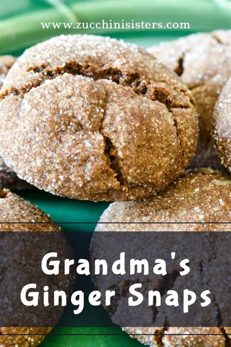 Old Fashioned Ginger Snap Cookies Recipe Recipe Ginger Snap Cookies