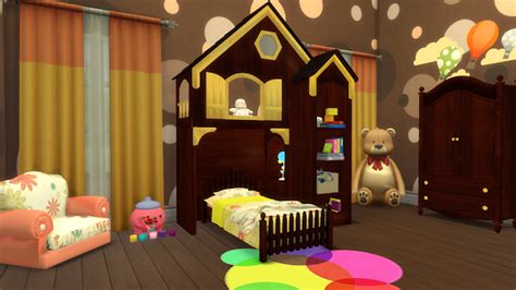 Sims 4 Cc Download Fairytale Bedroom Set For Toddlers
