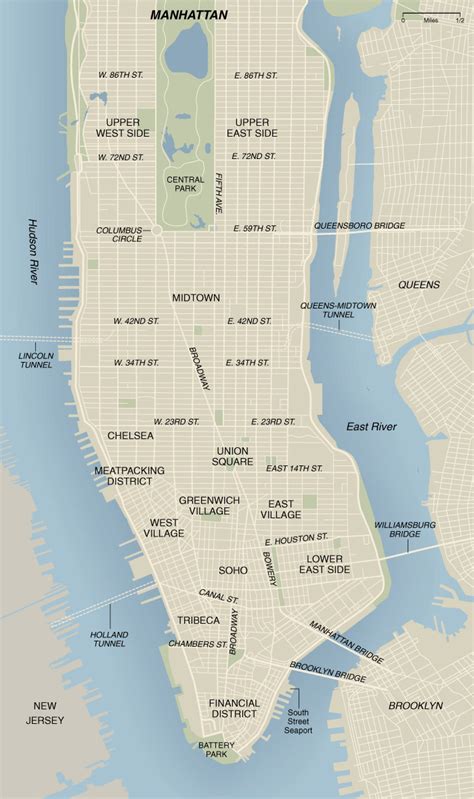 The New York Times Real Estate Image Map Manhattan