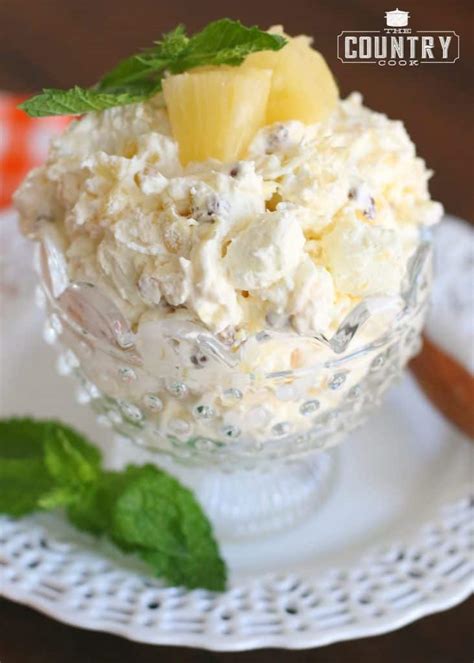 Easy Pineapple Fluff The Country Cook