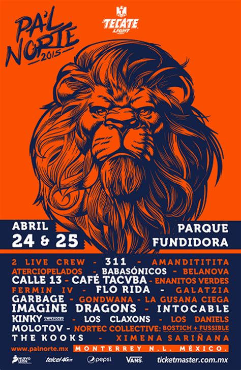 Pal norte is a music, art, and norteño tradition festival held every year since 2012 in monterrey, nuevo león, the most important city in northern mexico. Horarios Pa'l Norte 2015, en Monterrey - Me hace ruido