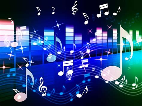 Free Stock Photo Of Multicolored Music Background Shows Song Randb Or