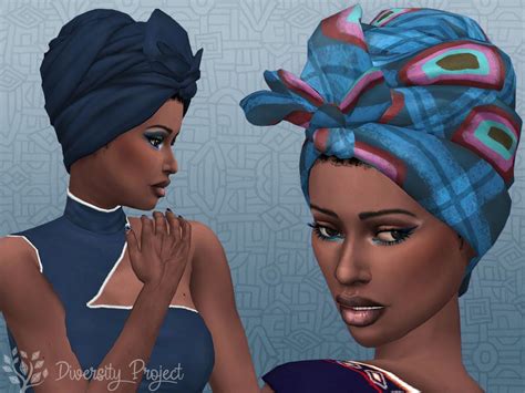 African Headwrap For Females Sims 4 Sims 4 Clothing Sims Mods