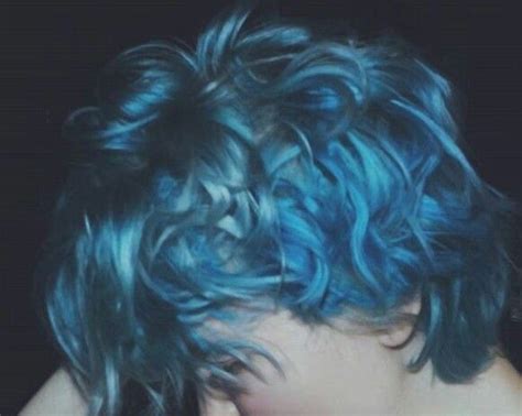 Pin By Brittany Ann On P The Moon Blue Hair Aesthetic Blue Hair