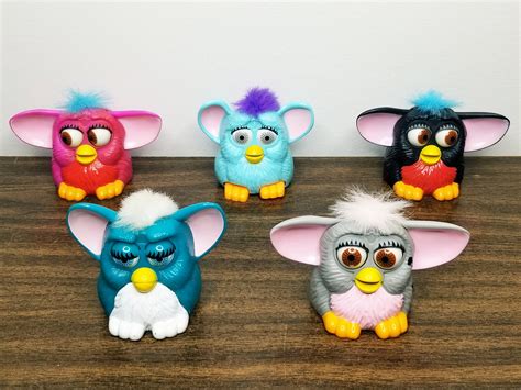 Vintage 1998 Mcdonalds Furby Original Furbies Happy Meal Toy Etsy