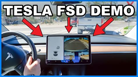 Tesla Full Self Driving Demo Walkthrough YouTube