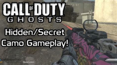 Call Of Duty Ghosts Secret Hidden Camo Gameplay Spectrum