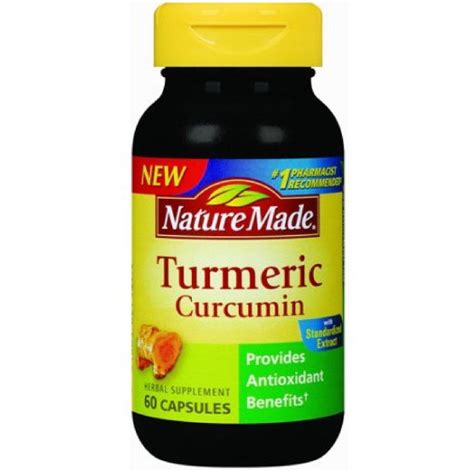 Nature Made Turmeric Capsules 500 Mg 60 Count Pack Of 3 Walmart