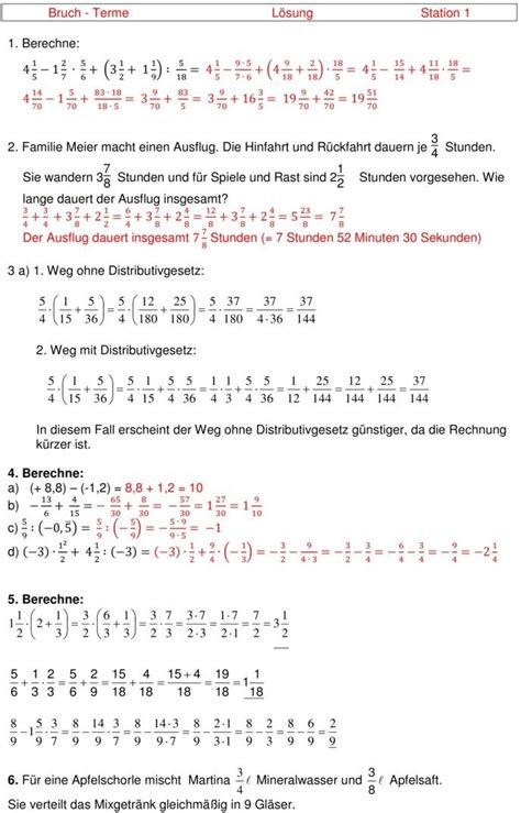 Lothar papula mathematische formelsammlung für ingenieure und naturwissenschaftler 11. Übungsblatt zu Bruchterme | Mathe unterrichten, Lernen ...