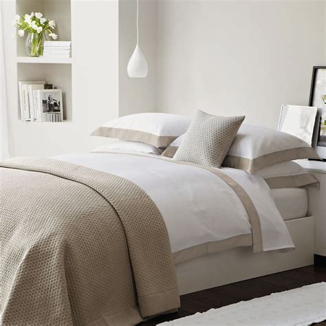 Buy Bedroom Bed Linen Genoa Bed Linen Collection Taupe From The