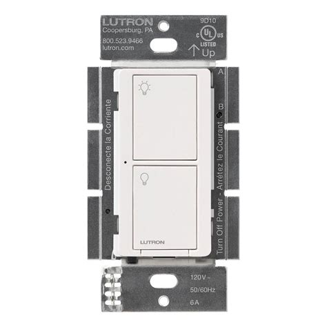 Caseta Wireless In Wall Neutral Wire Switch By Lutron Pd 6ans Wh
