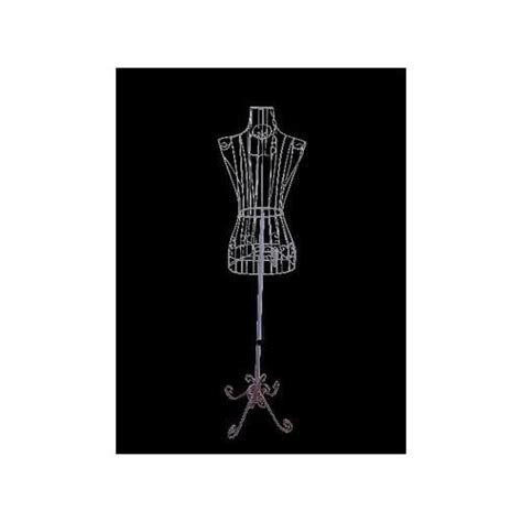 Female White Steel Wire Mannequin Dress Form 322232 On Decorative