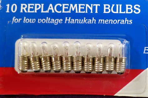 Electric Menorah Replacement Bulbs Temple Traditions T Shop