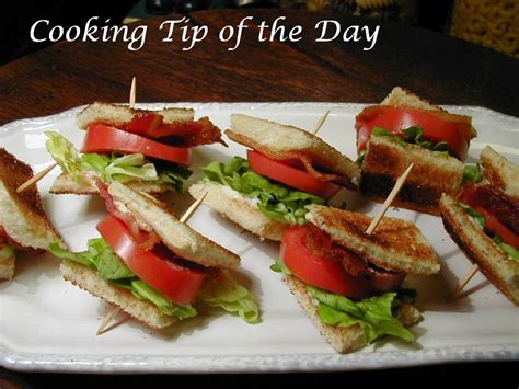 Cooking Tip Of The Day Recipe Mini Blt Bites