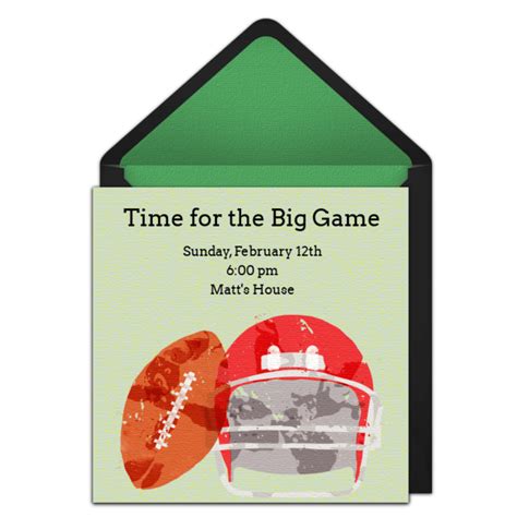 10 Free Super Bowl Party Invitations And Printable Flyer Templates