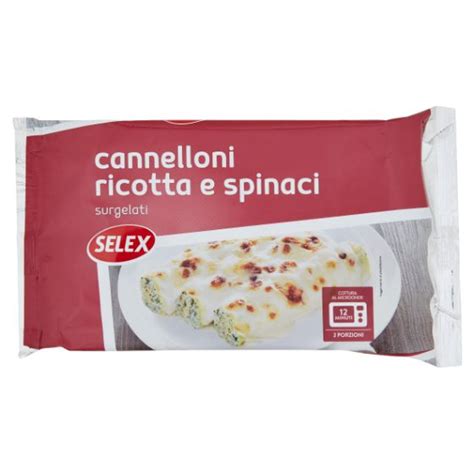 Maybe you would like to learn more about one of these? Selex Cannelloni Ricotta e Spinaci Surgelati 500 g