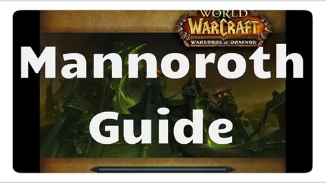 Panda steve's quick & dirty lfr guide: WoW: Mannoroth Guide (LFR/NHC/HC) - YouTube