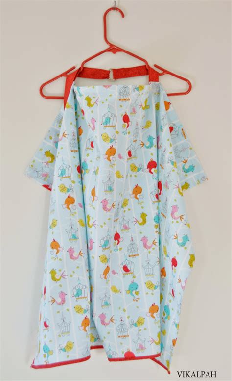 Nursing apron from old skirt in a minute | feeding apron / cover. Vikalpah: DIY Nursing Cover