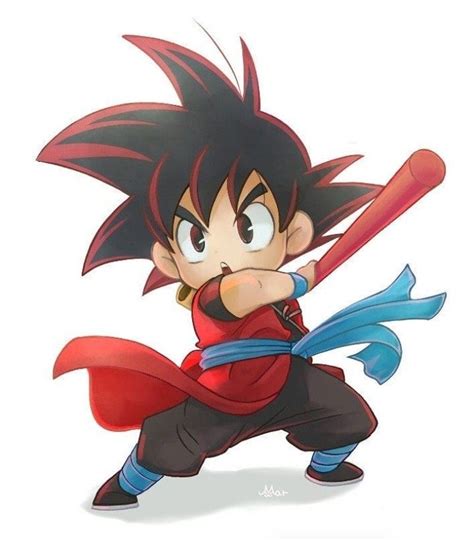 Chibi Goku Xeno Chibi Goku Anime Chibi Chibi Dragon Dragon Ball Gt