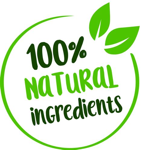 100 Natural Logo Png