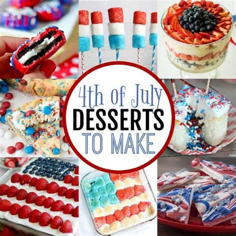 4th of July dessert recipes - Easy 4th of July dessert recipes