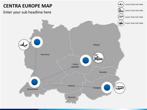Central Europe Map Powerpoint Sketchbubble