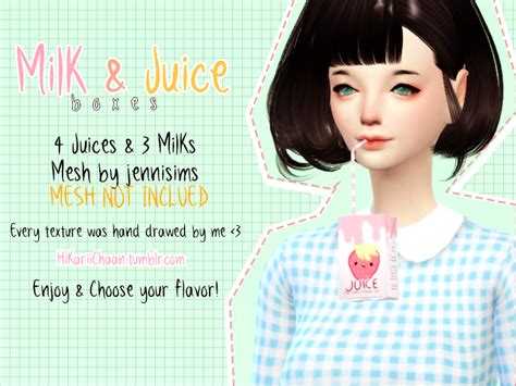 Hikariichaan Simblr ♥ Milk And Juice Sims 4 Updates ♦ Sims 4 Finds