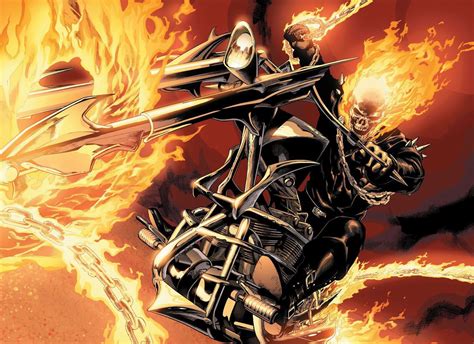 Ghost Rider By Leinil Francis Yu Comic Book Heroes Marvel Heroes