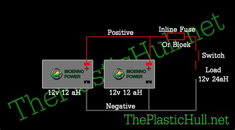 How To Connect 12v Batteries In Parallel The Plastic Hull