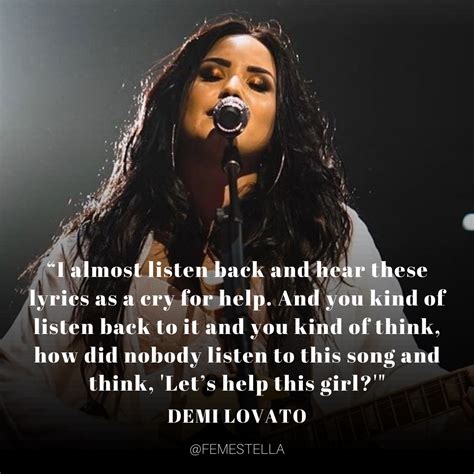 Demi Lovatos Song Anyone Is An Important Reminder To Check In On The People You Love